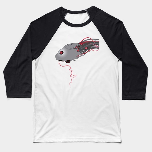 mechanical rabbits. Baseball T-Shirt by RESO